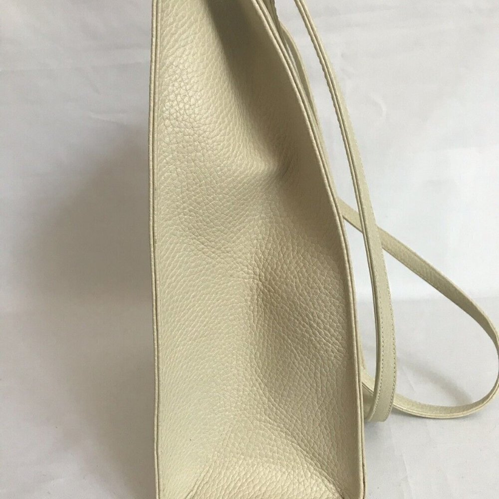 Mark Cross Italian Leather Shoulder Purse Crossbody Bag -Vintage Luxury Designer - Picture 9 of 11